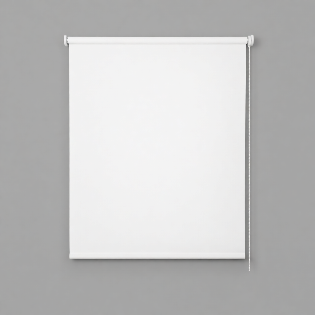Estor traslúcido blanco