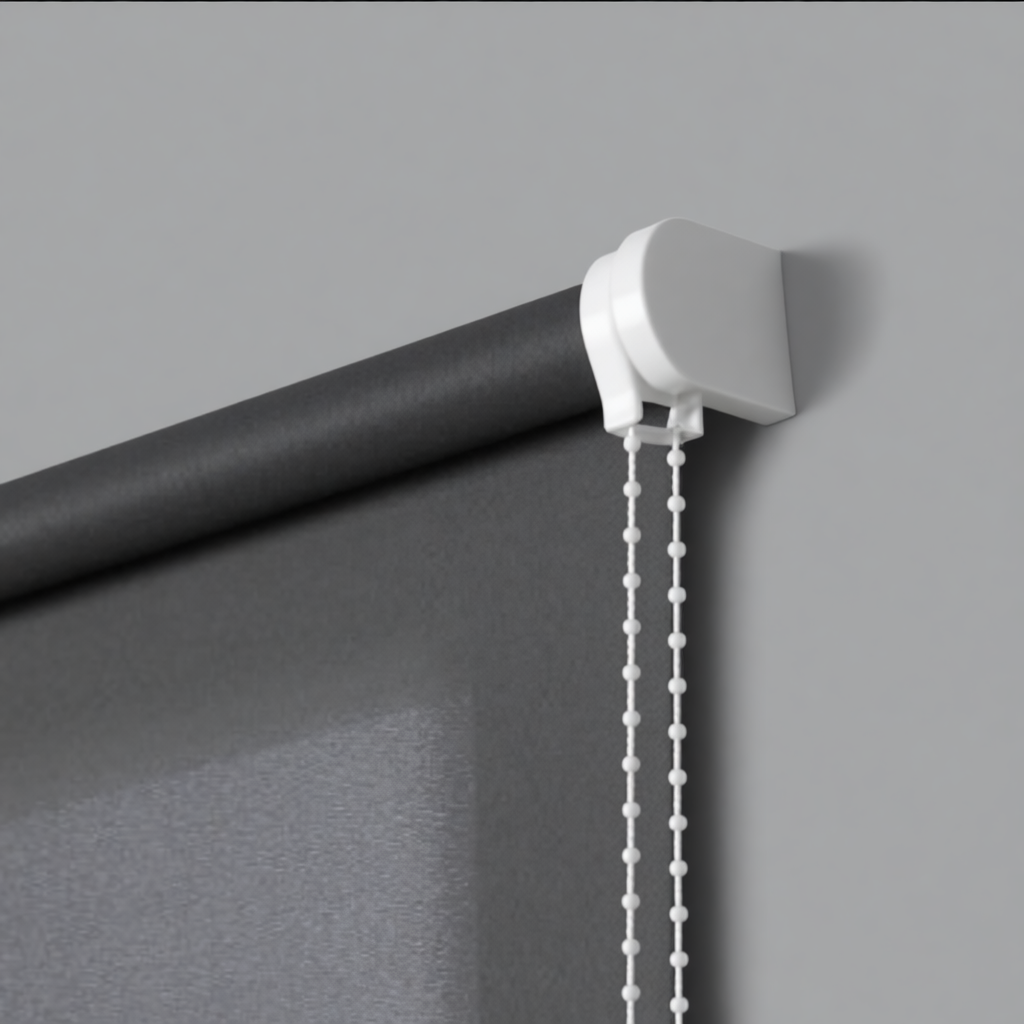 Estor enrollable traslúcido gris