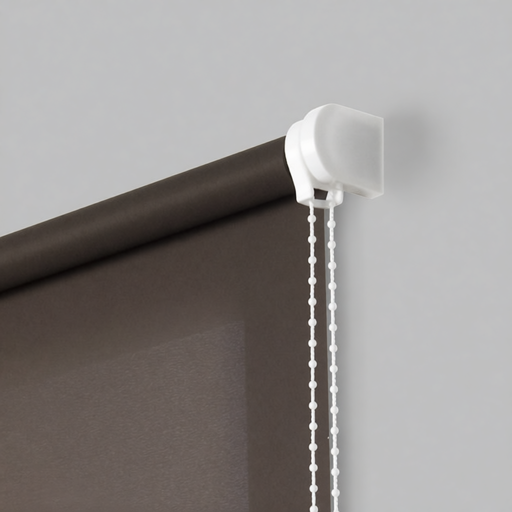 Estor traslúcido marrón