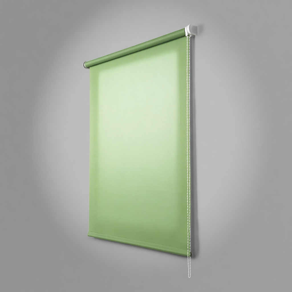 Estor traslúcido verde