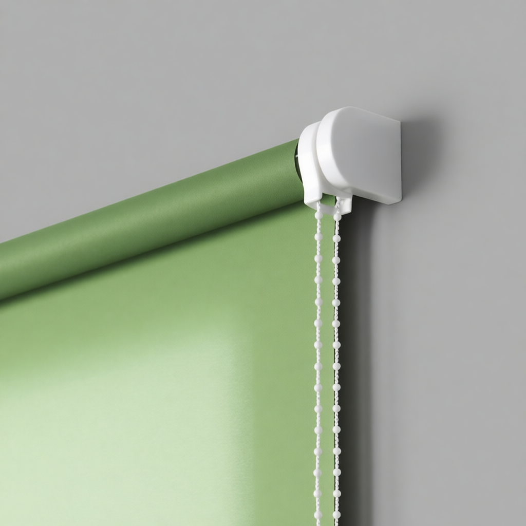 Estor traslúcido verde