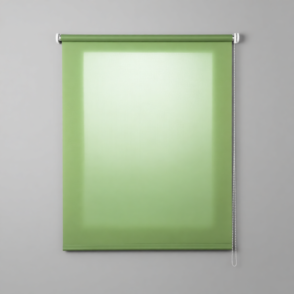 Estor traslúcido verde