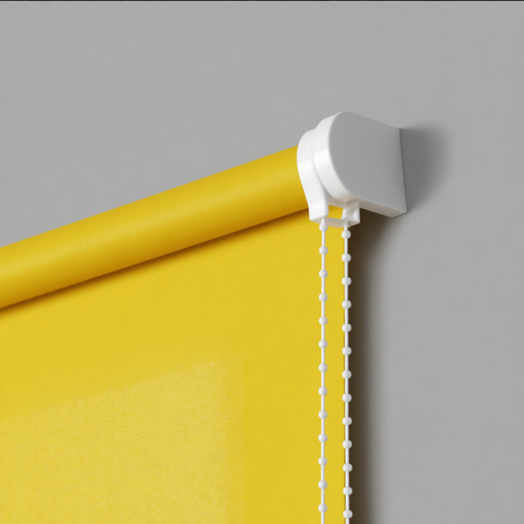 Estor traslúcido amarillo