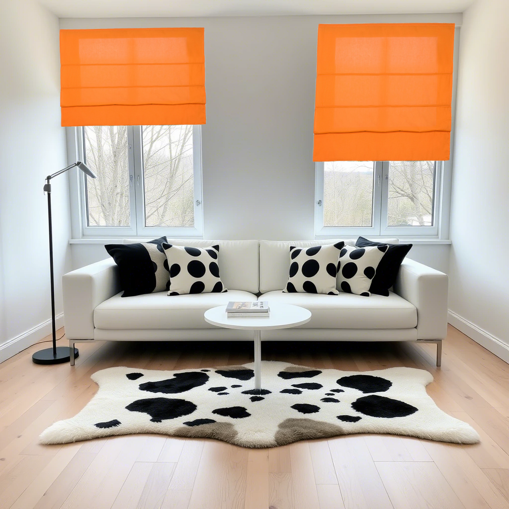 Estor plegable con varillas