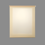 Estor traslúcido vainilla