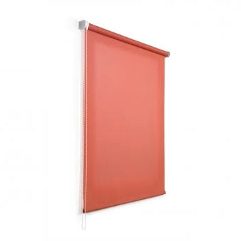 Estor traslúcido naranja