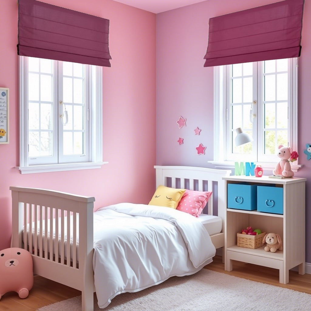 Estor plegable con varillas